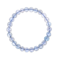 Faceted Blue Topaz Bracelet 8mm