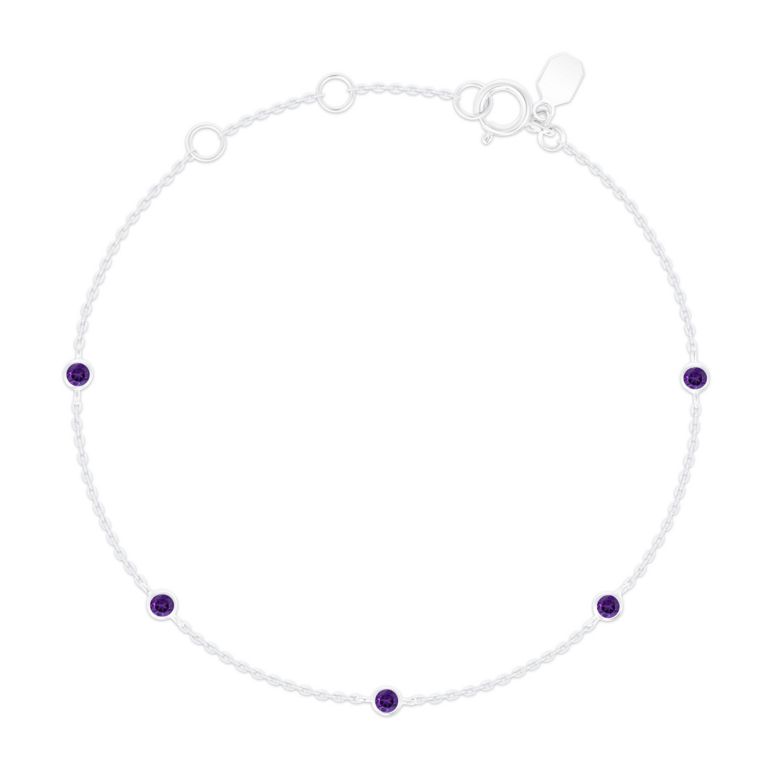 Reclamation Bracelet with Amethyst