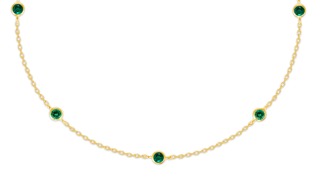 Reclamation Bracelet with Emerald