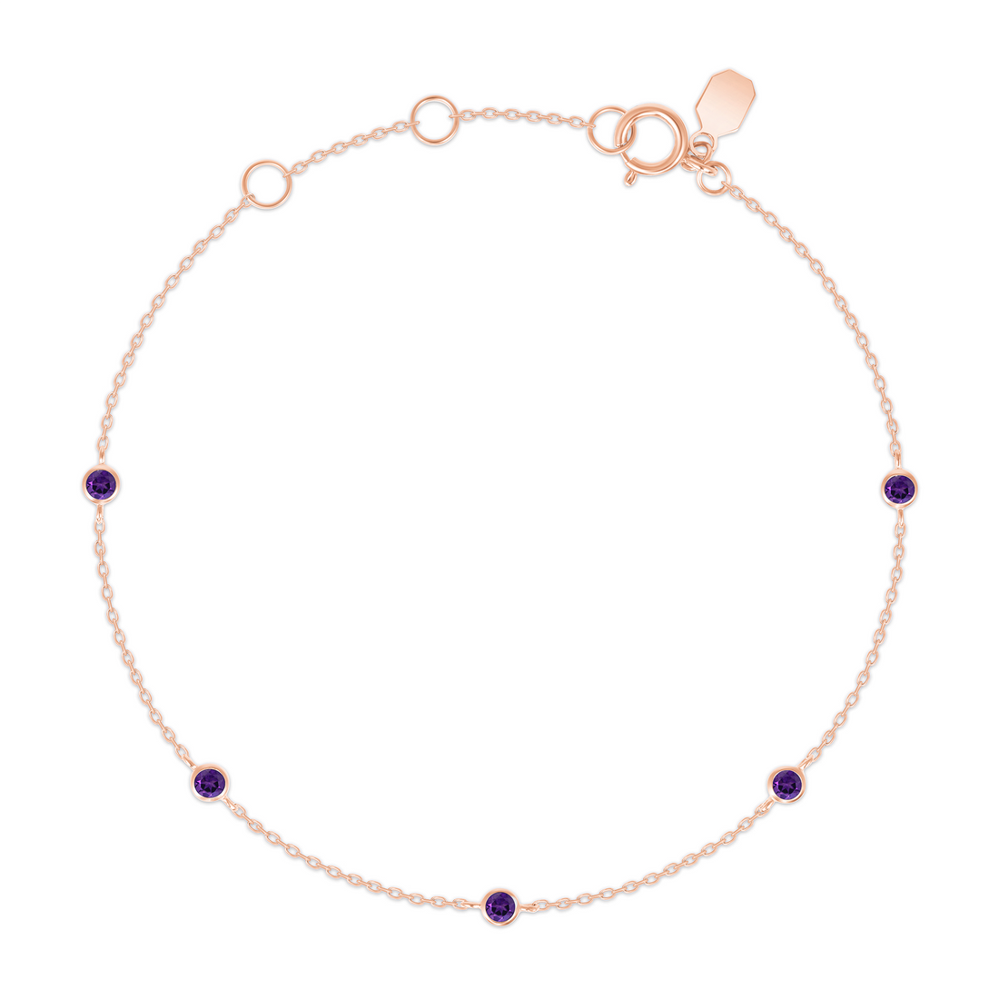 Reclamation Bracelet with Amethyst