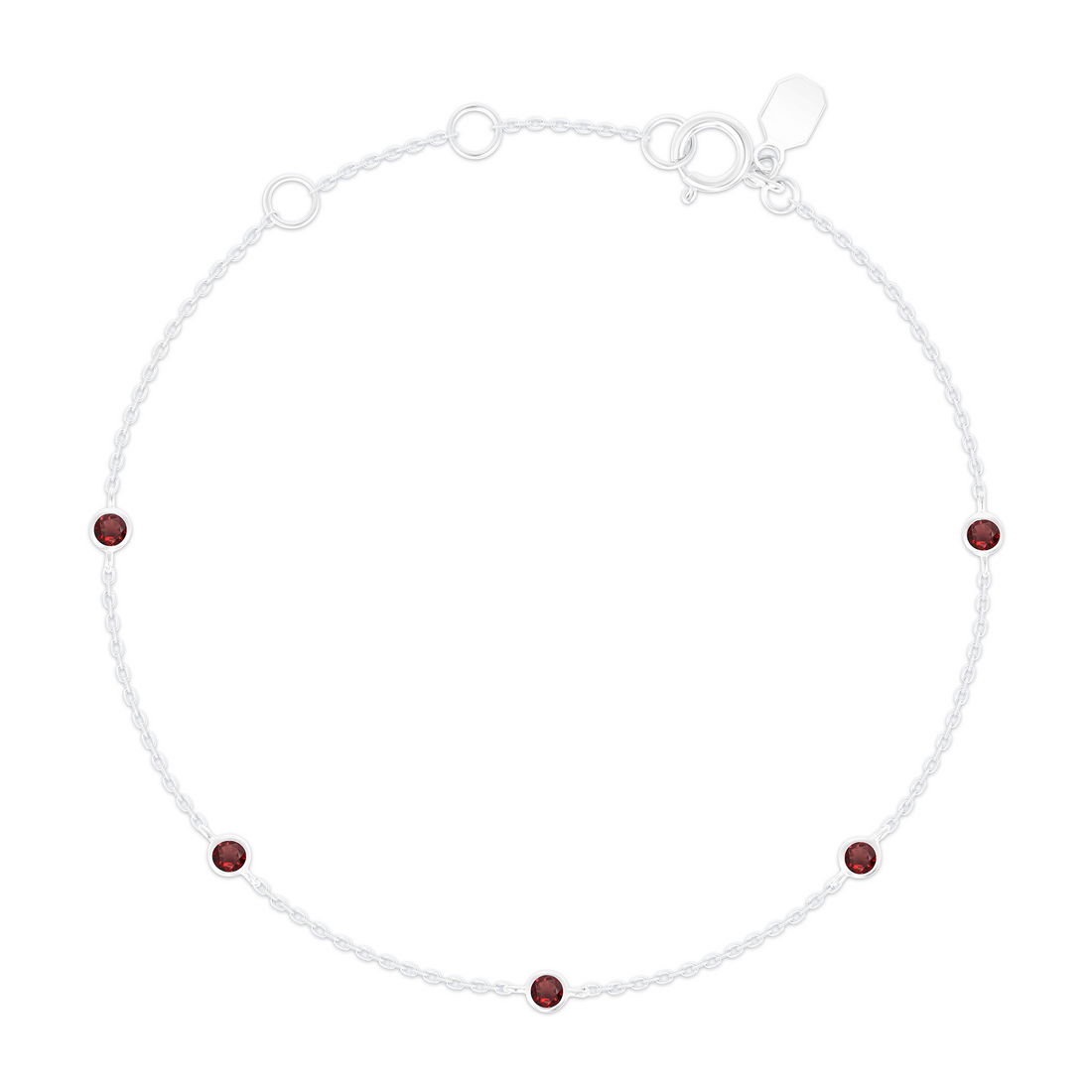 Reclamation Bracelet with Garnet