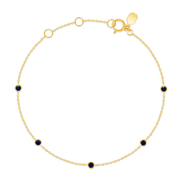 Reclamation Bracelet with Blue Sapphire