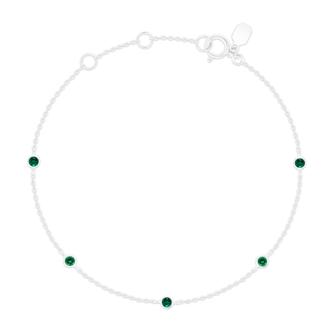 Reclamation Bracelet with Emerald