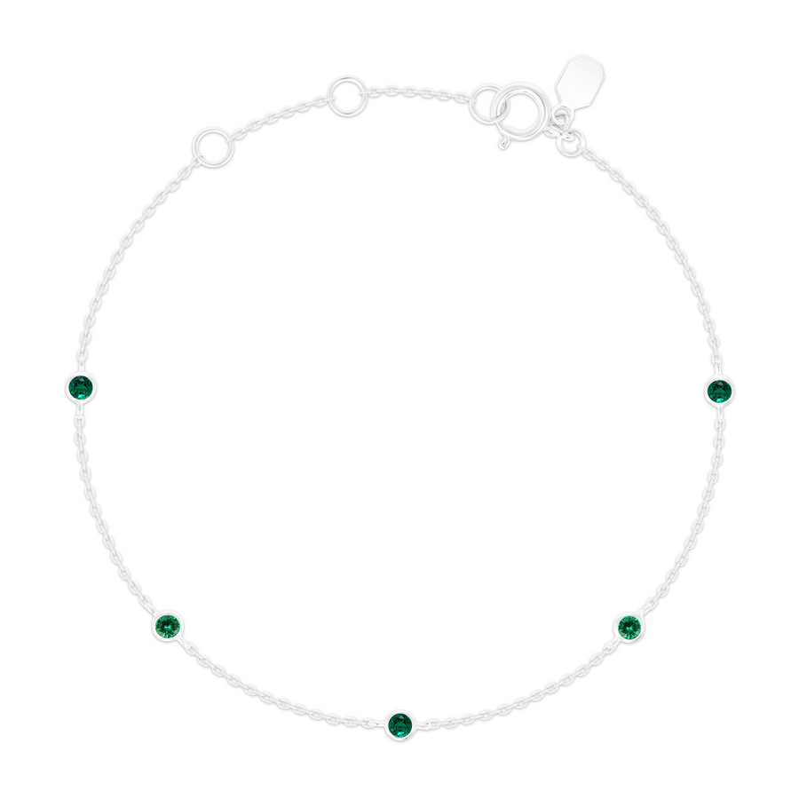 Reclamation Bracelet with Emerald