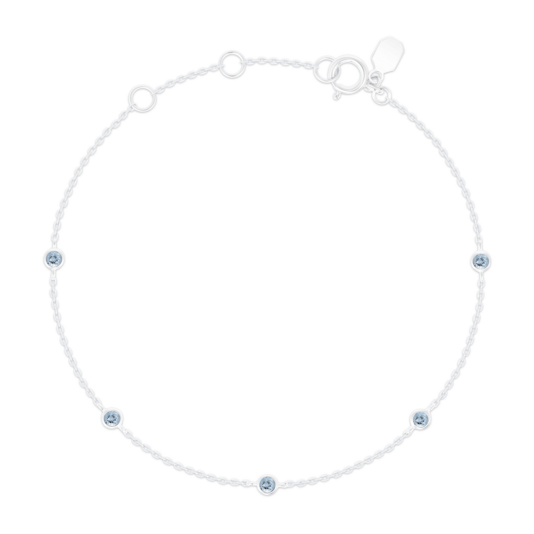 Reclamation Bracelet with Aquamarine
