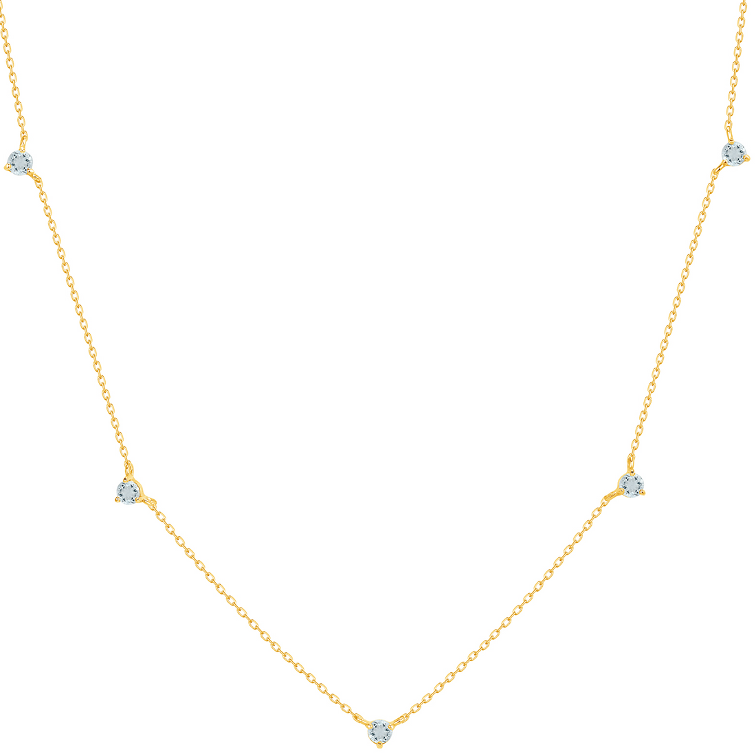 Reclamation Necklace with White Aquamarine