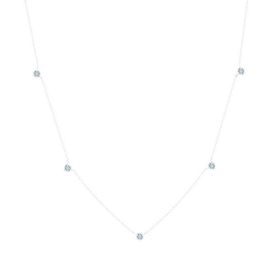 Reclamation Necklace with White Aquamarine