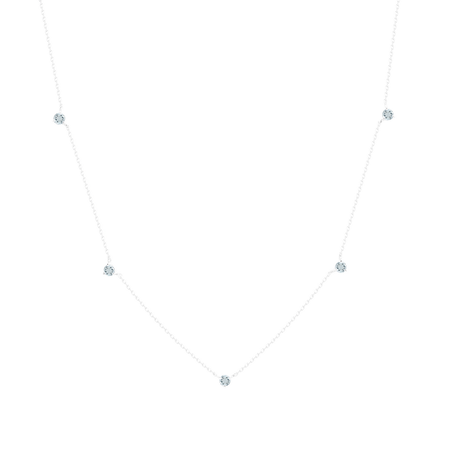 Reclamation Necklace with White Aquamarine