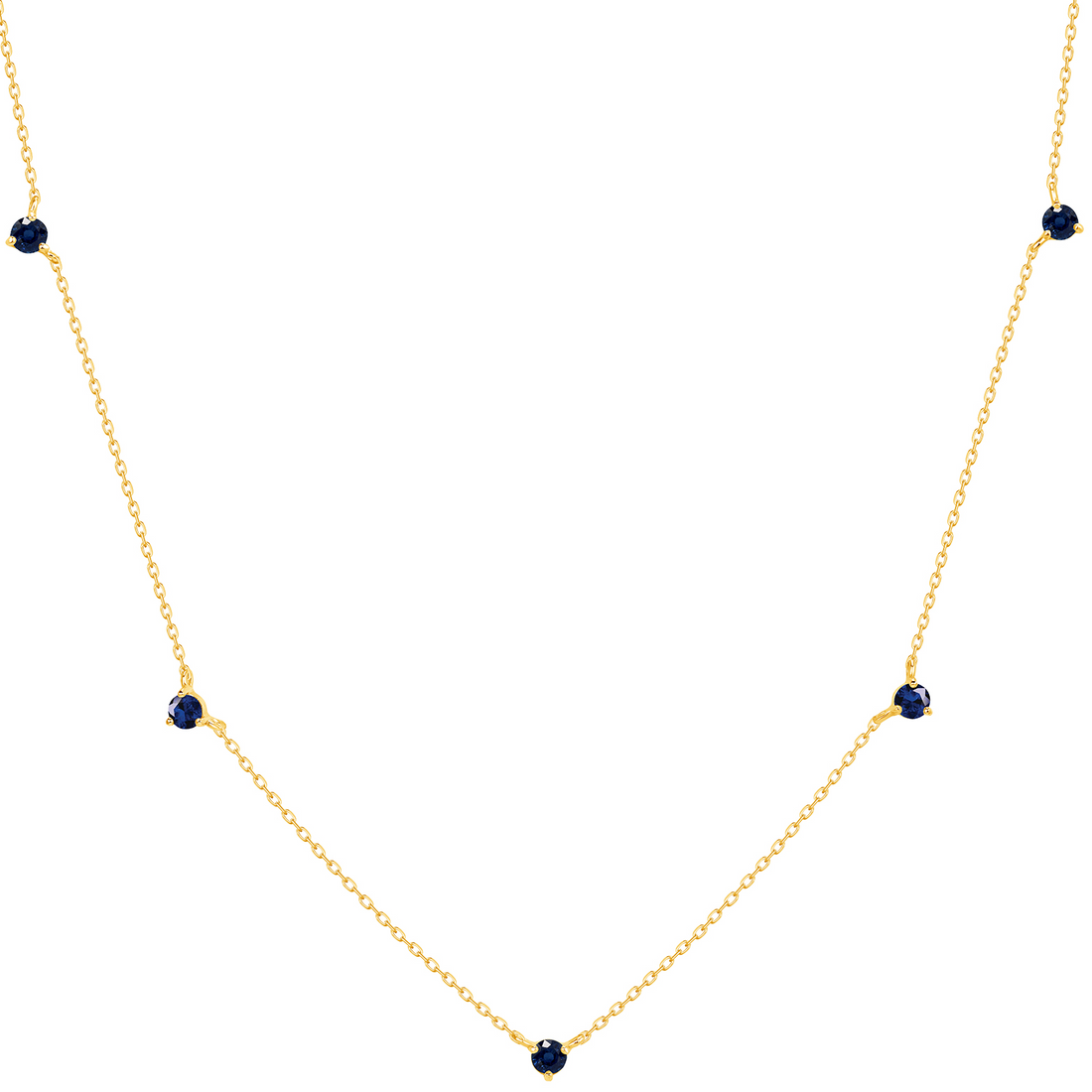 Reclamation Necklace with Blue Sapphire