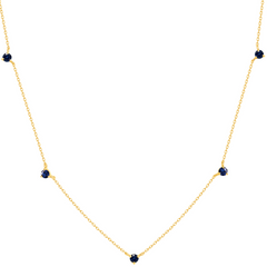 Reclamation Necklace with Blue Sapphire