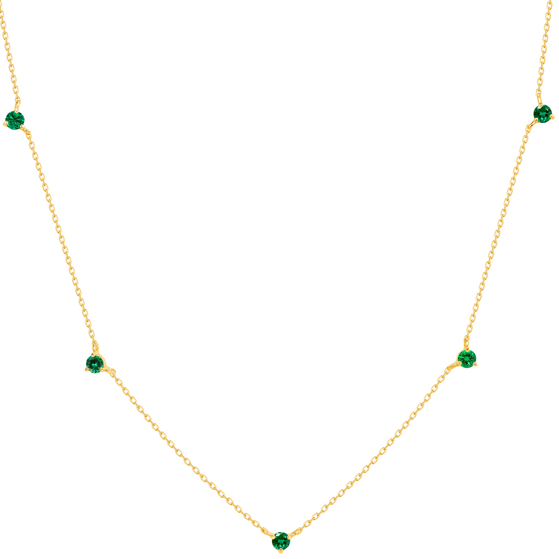 Reclamation Necklace with Emerald
