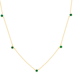 Reclamation Necklace with Emerald