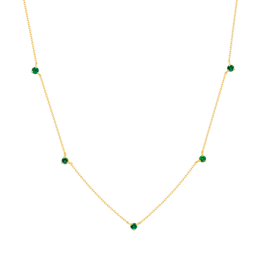 Reclamation Necklace with Emerald