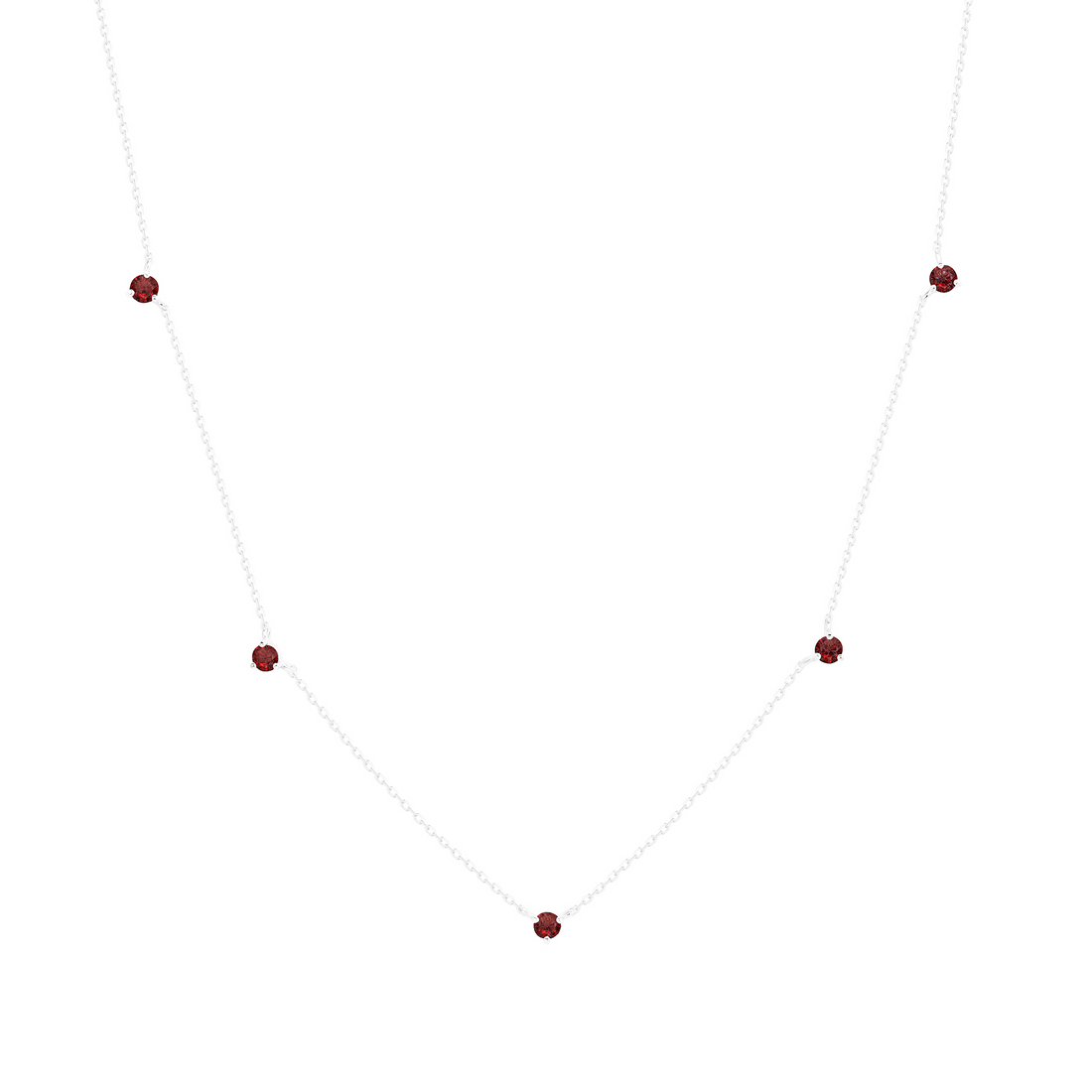 Reclamation Necklace with Garnet
