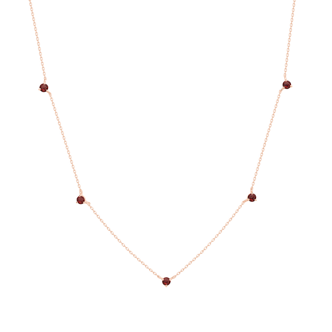 Reclamation Necklace with Garnet