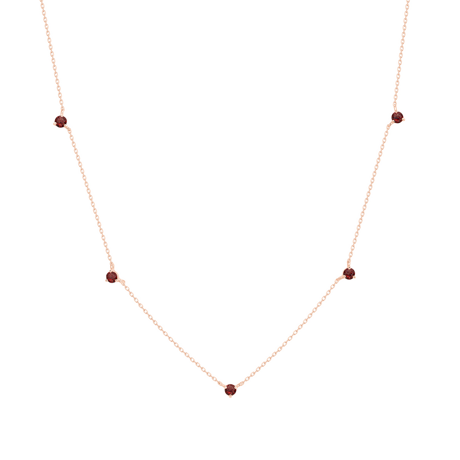Reclamation Necklace with Garnet