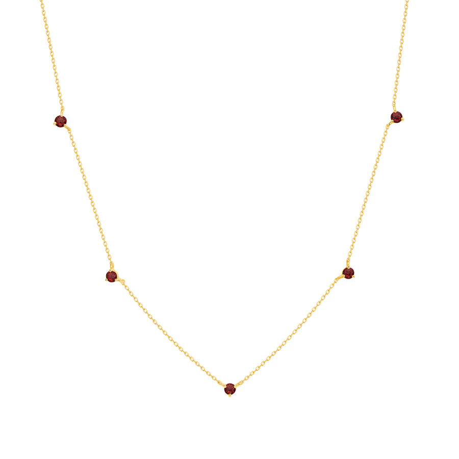Reclamation Necklace with Garnet