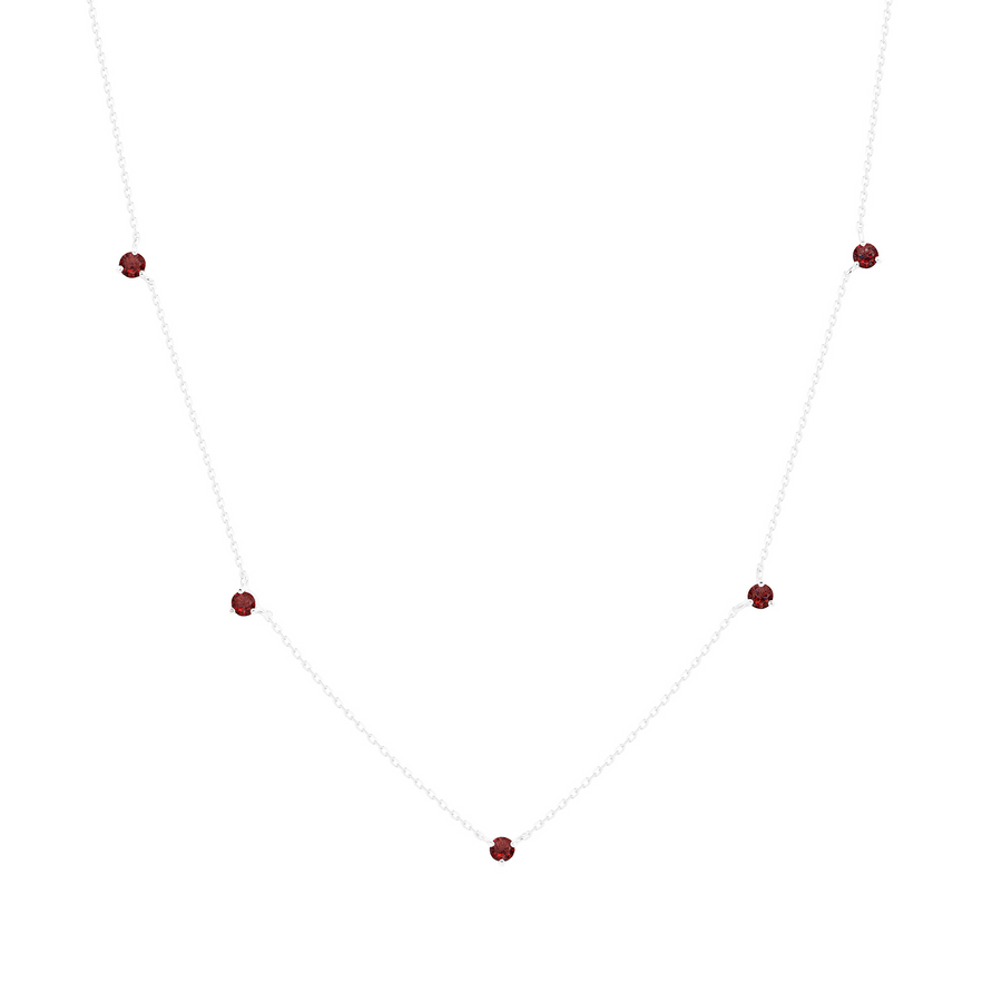 Reclamation Necklace with Garnet