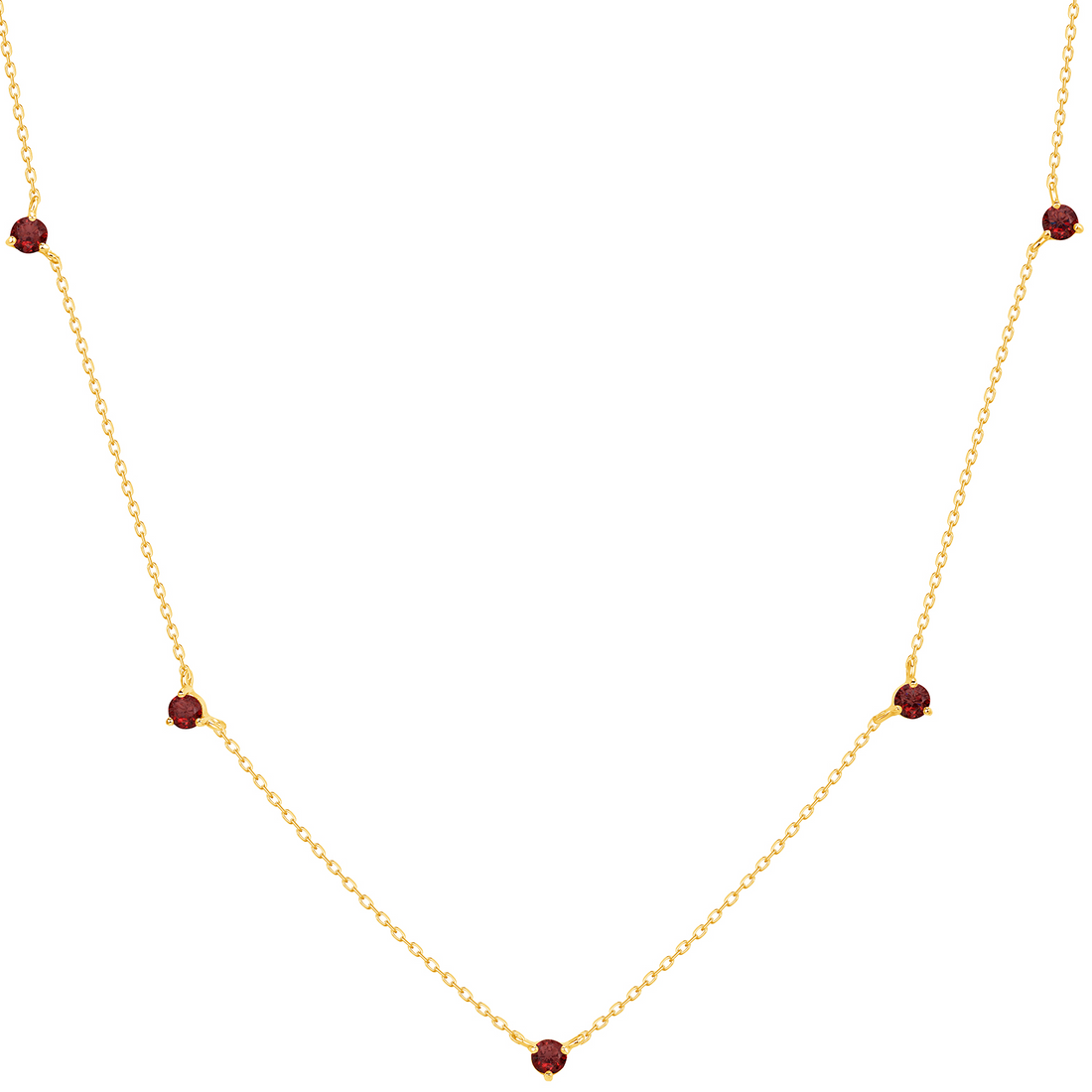 Reclamation Necklace with Garnet