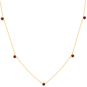 Reclamation Necklace with Garnet