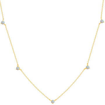Reclamation Necklace with White Africa Opal