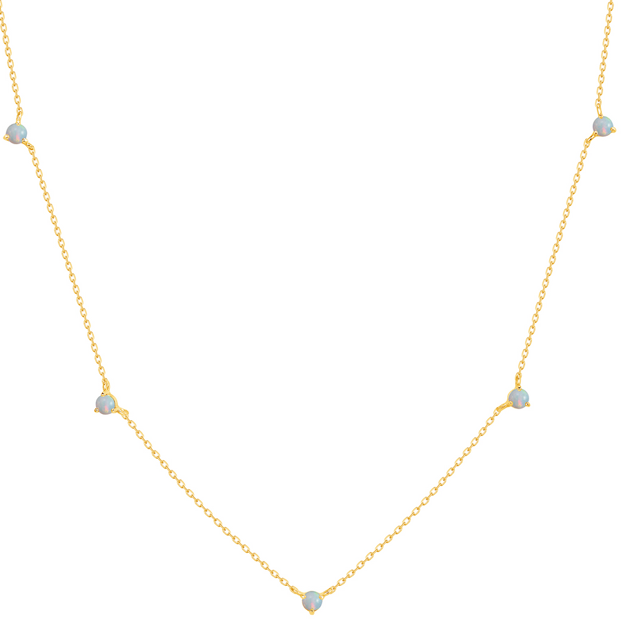 Reclamation Necklace with White Africa Opal