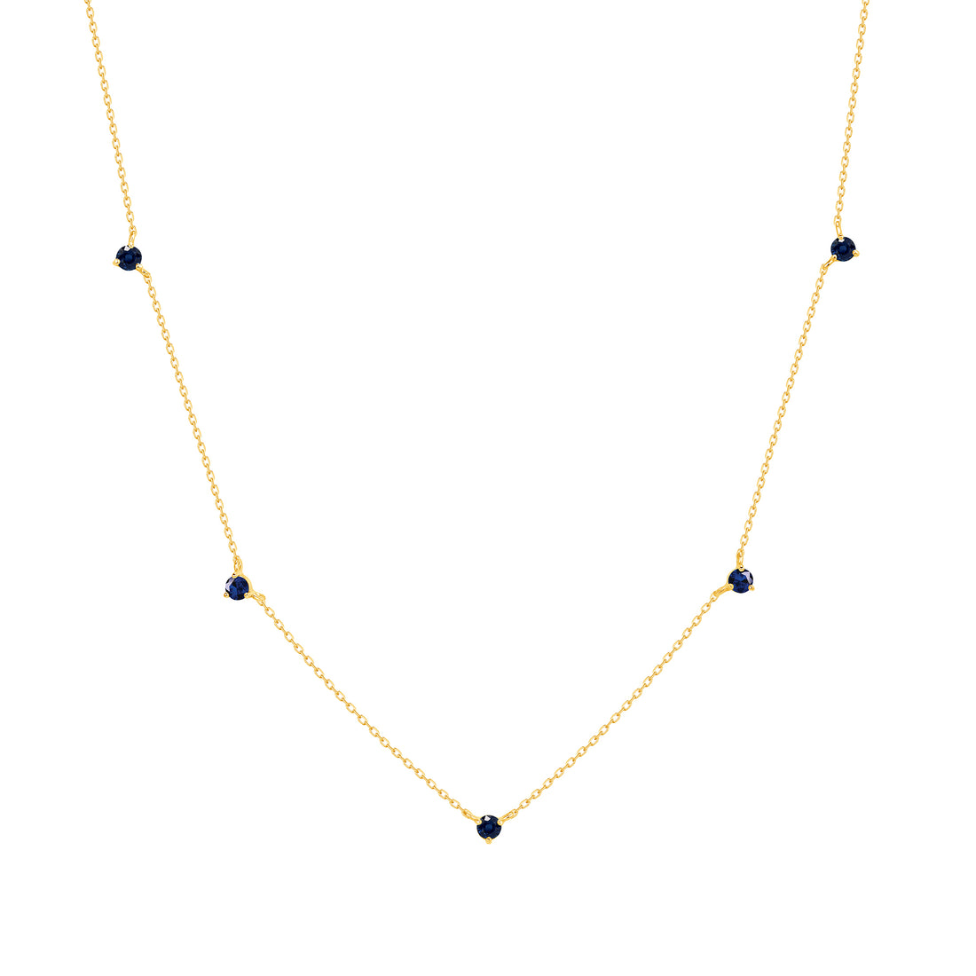 Reclamation Necklace with Blue Sapphire