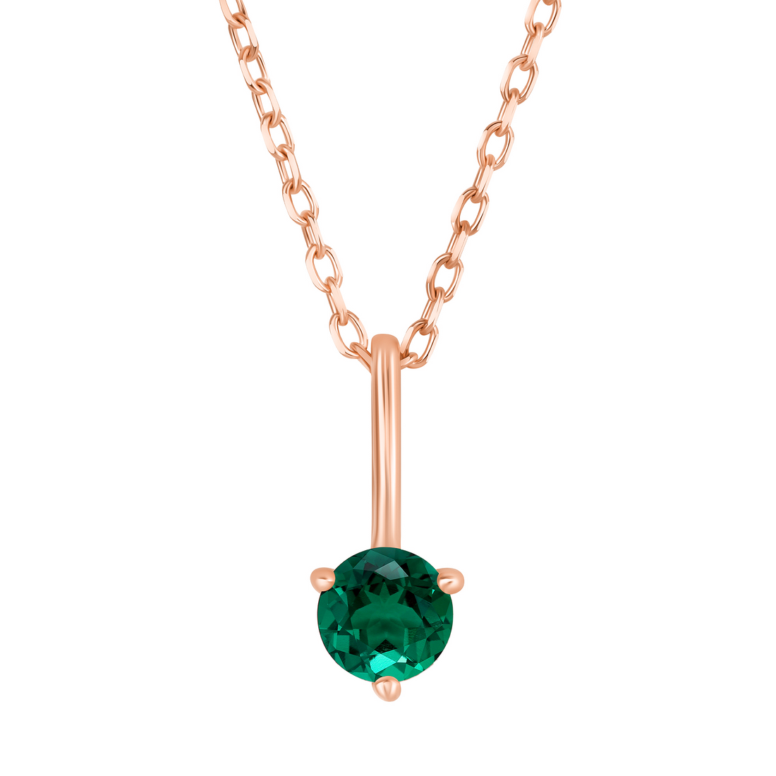 Joy Necklace with Emerald