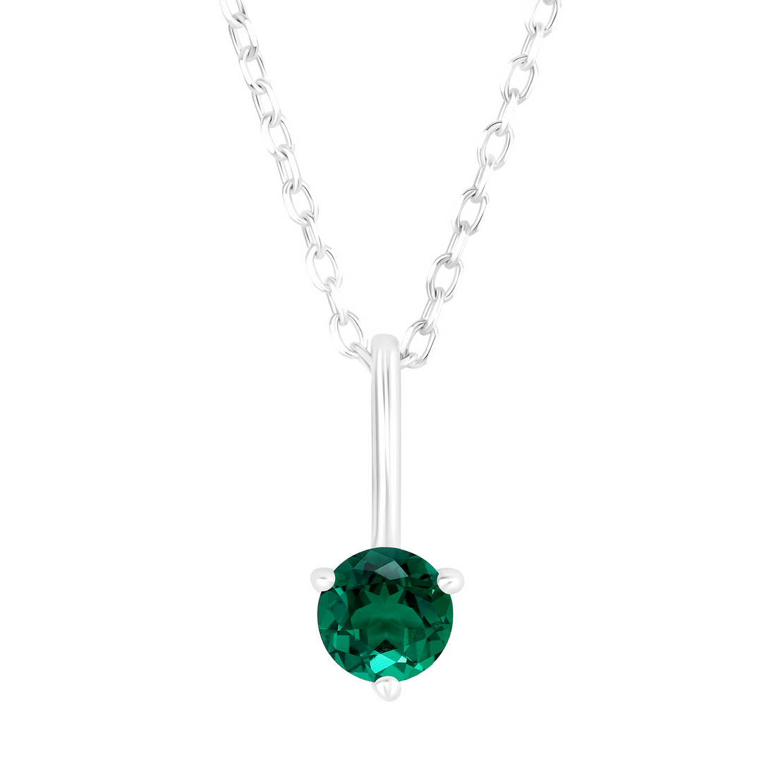Joy Necklace with Emerald