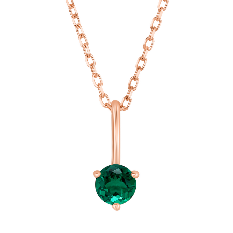 Joy Necklace with Emerald