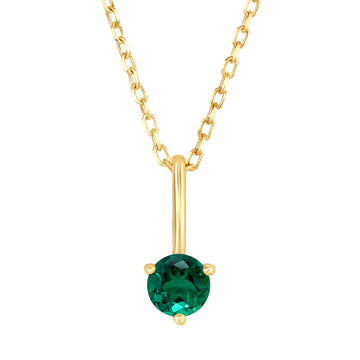 Joy Necklace with Emerald
