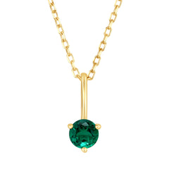Joy Necklace with Emerald