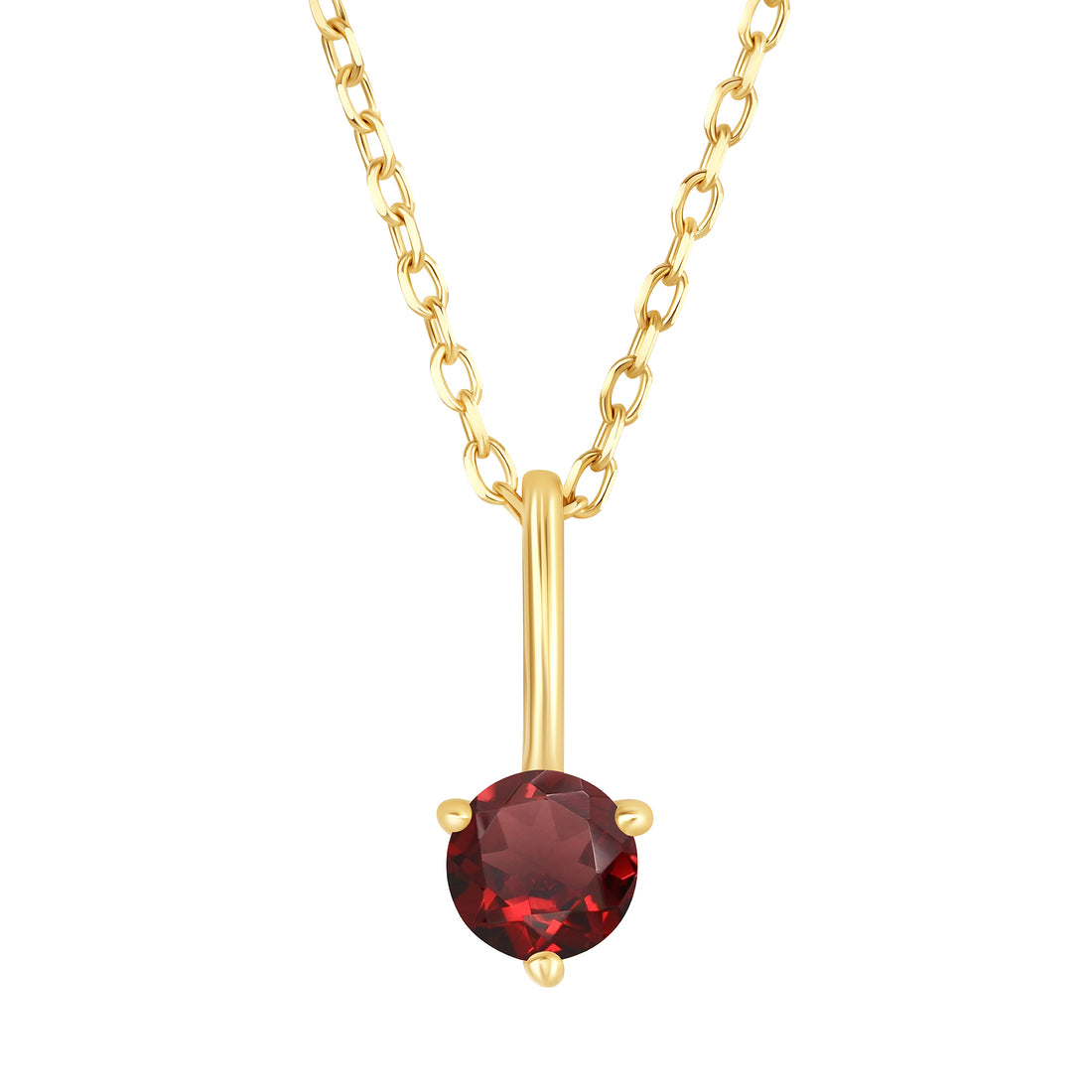 Joy Necklace with Garnet