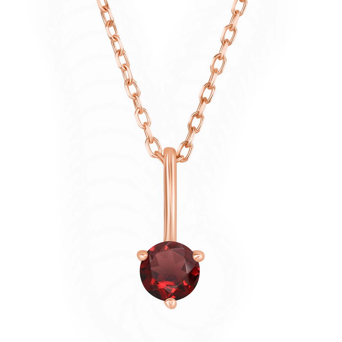 Joy Necklace with Garnet