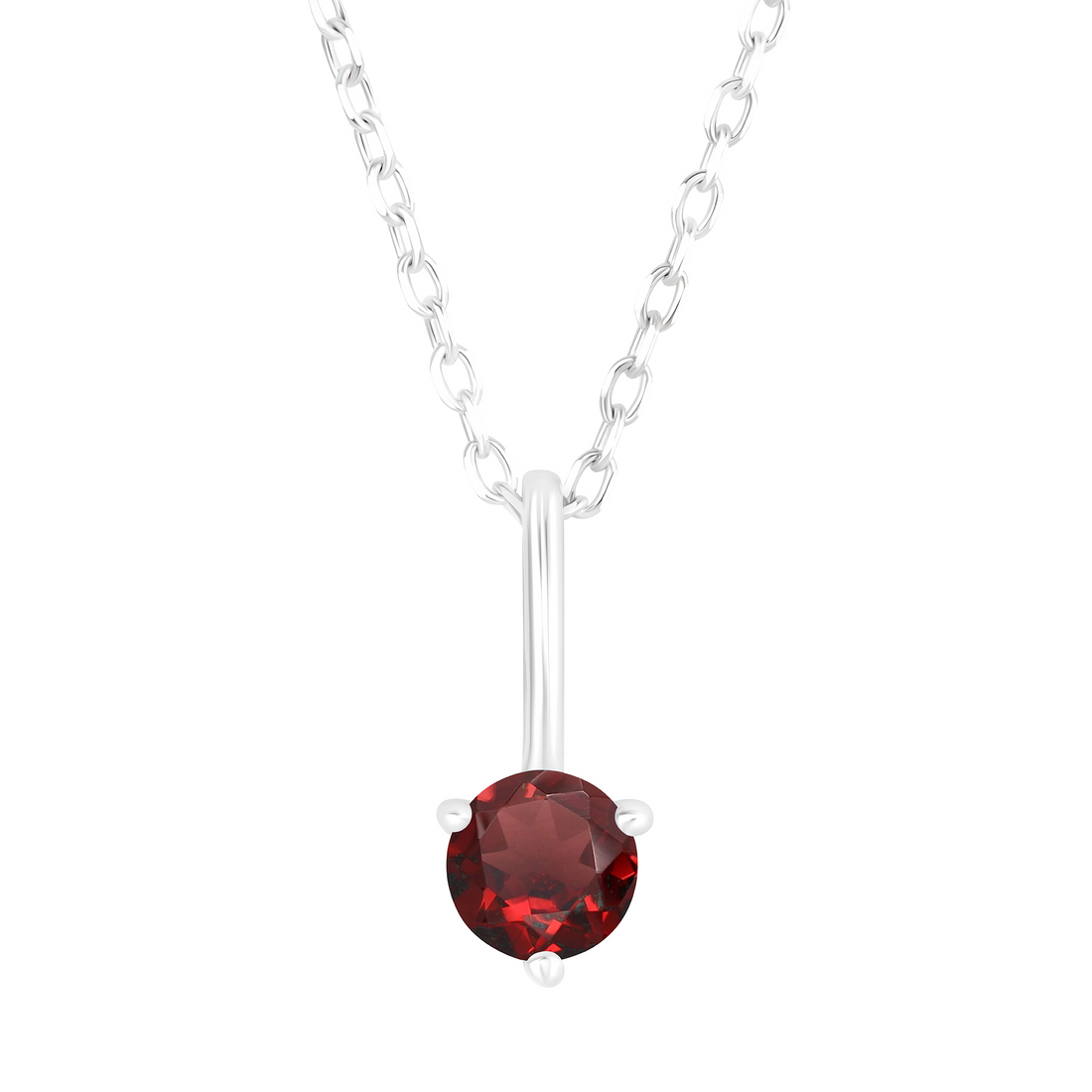 Joy Necklace with Garnet