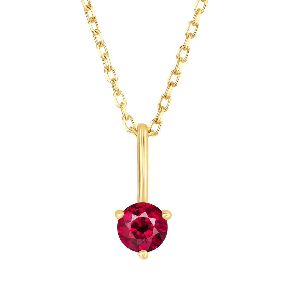 Joy Necklace with Ruby