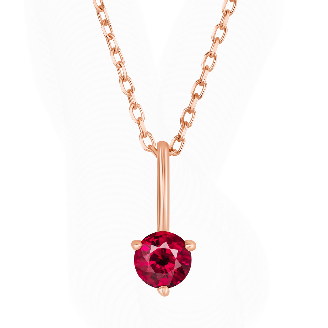 Joy Necklace with Ruby