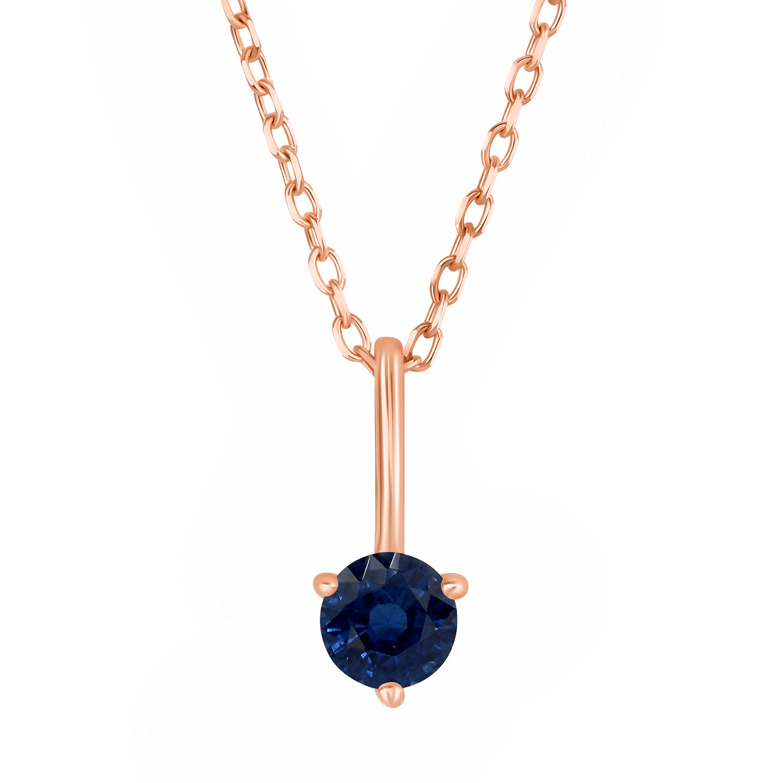 Joy Necklace with Blue Sapphire