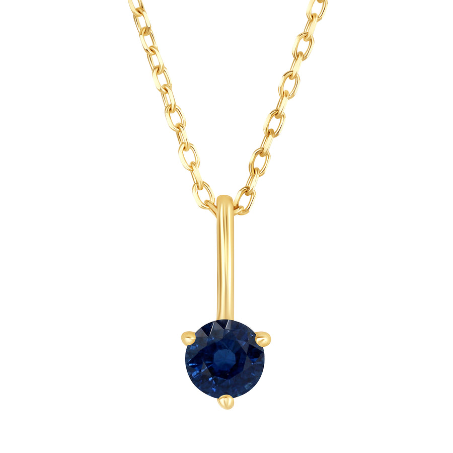 Joy Necklace with Blue Sapphire
