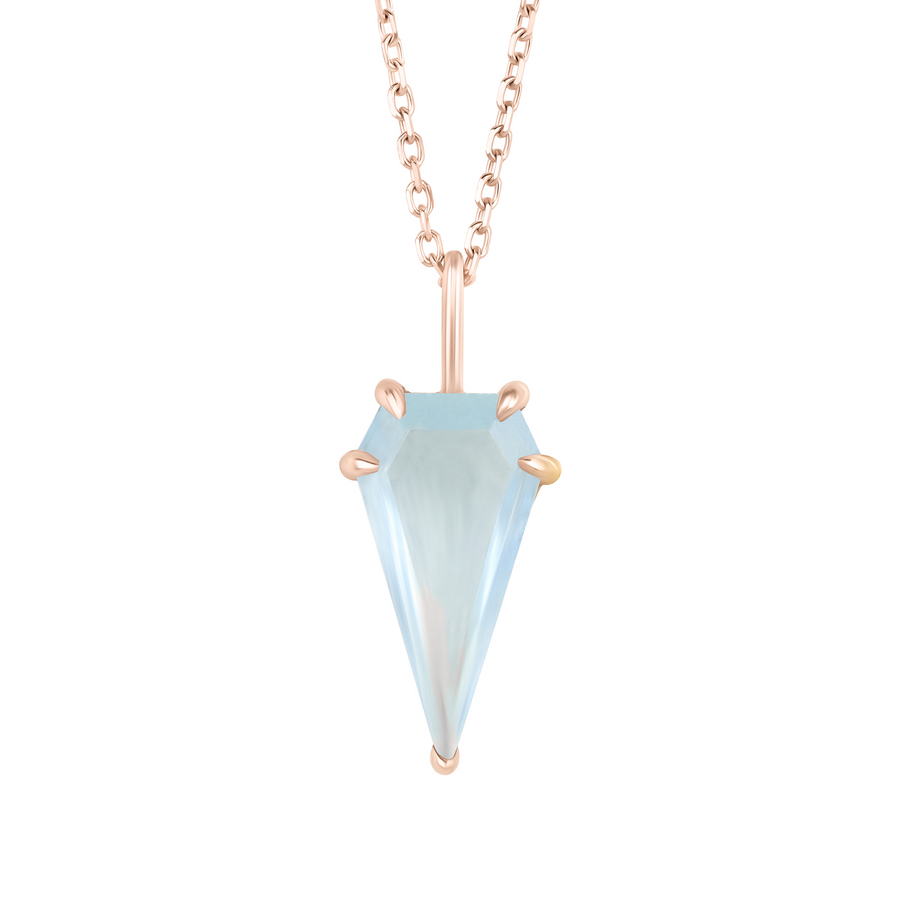 Destination Necklace with Aquamarine