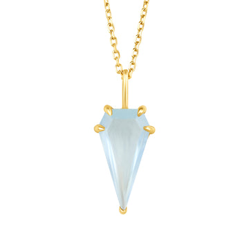 Destination Necklace with Aquamarine