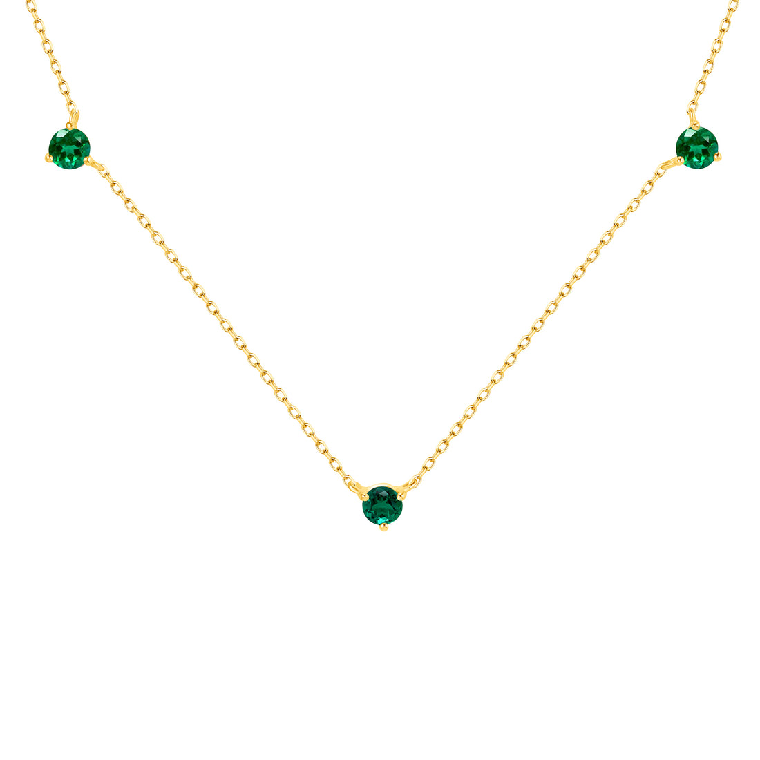Revelation Necklace with Emerald