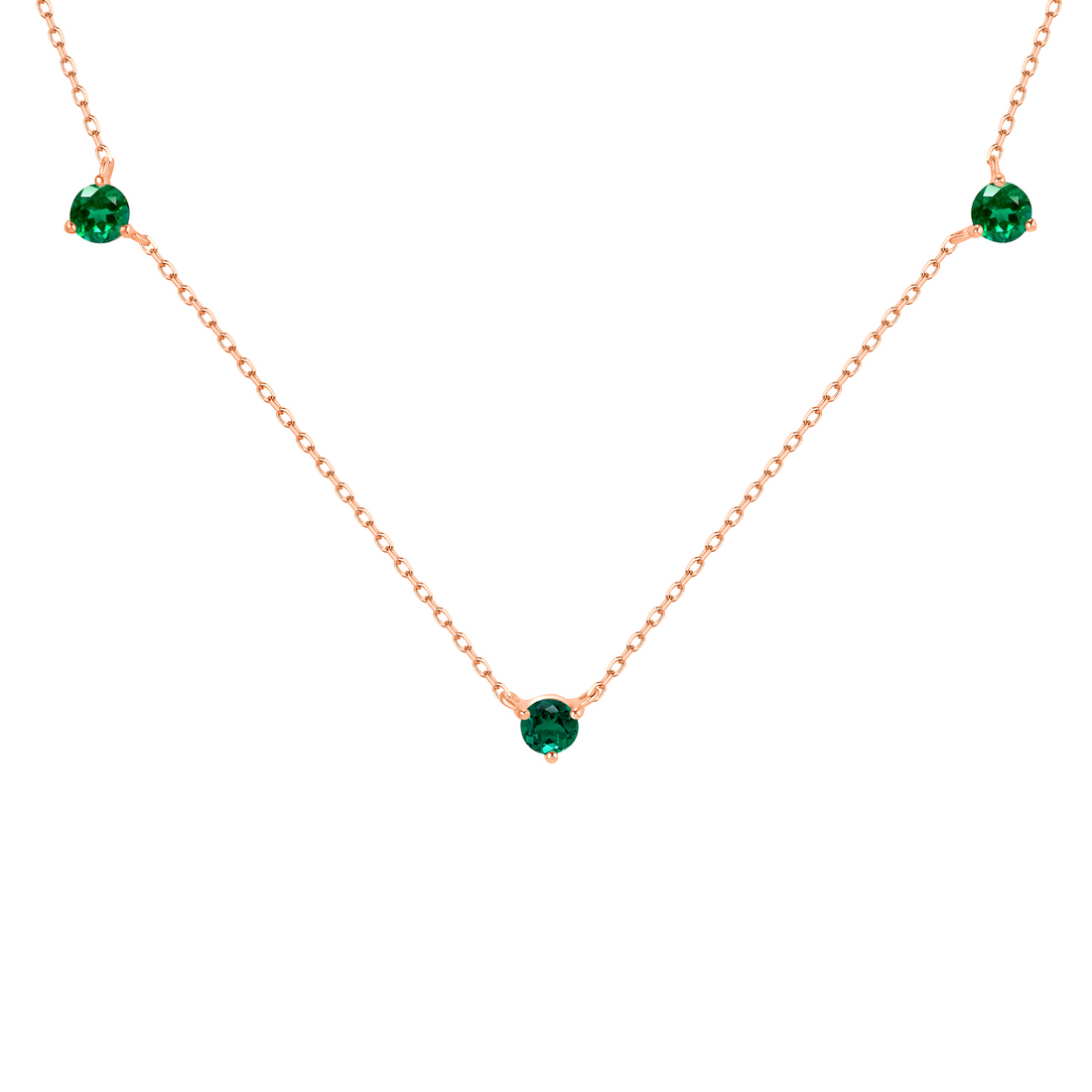 Revelation Necklace with Emerald