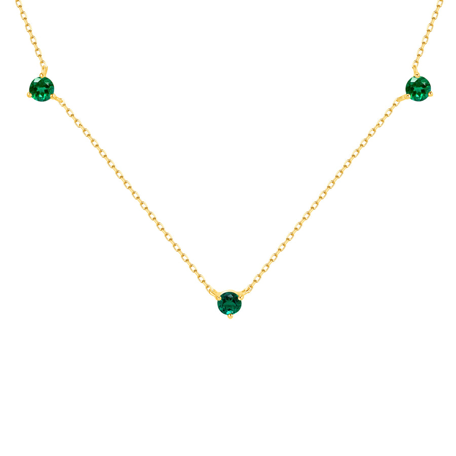 Revelation Necklace with Emerald