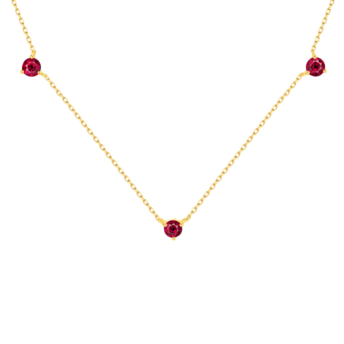 Revelation Necklace with Ruby