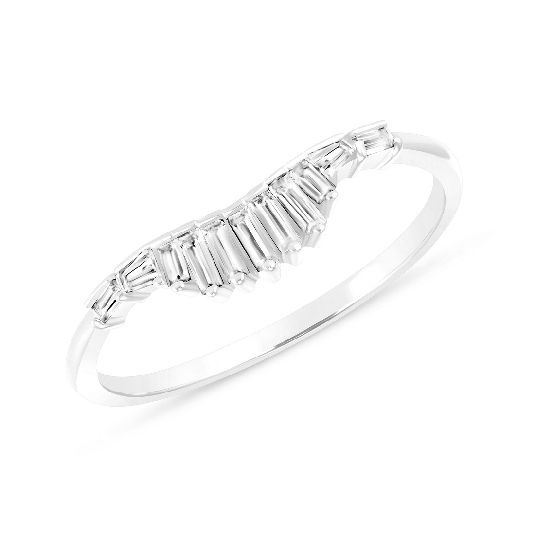 Unification Ring with White Sapphire
