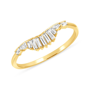 Unification Ring with White Sapphire