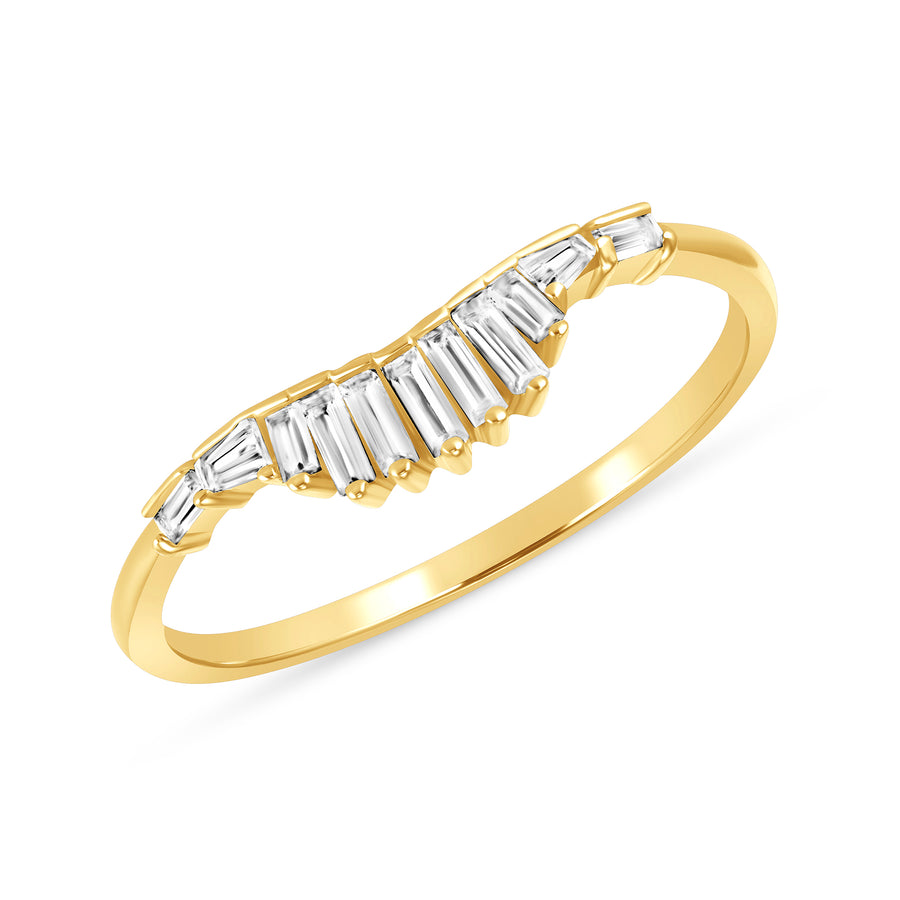 Unification Ring with White Sapphire