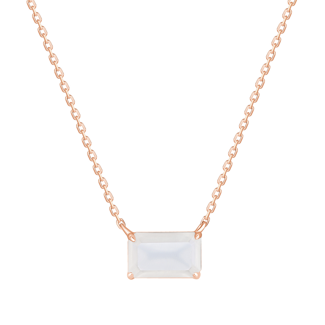 Icon Necklace with Blue Moonstone