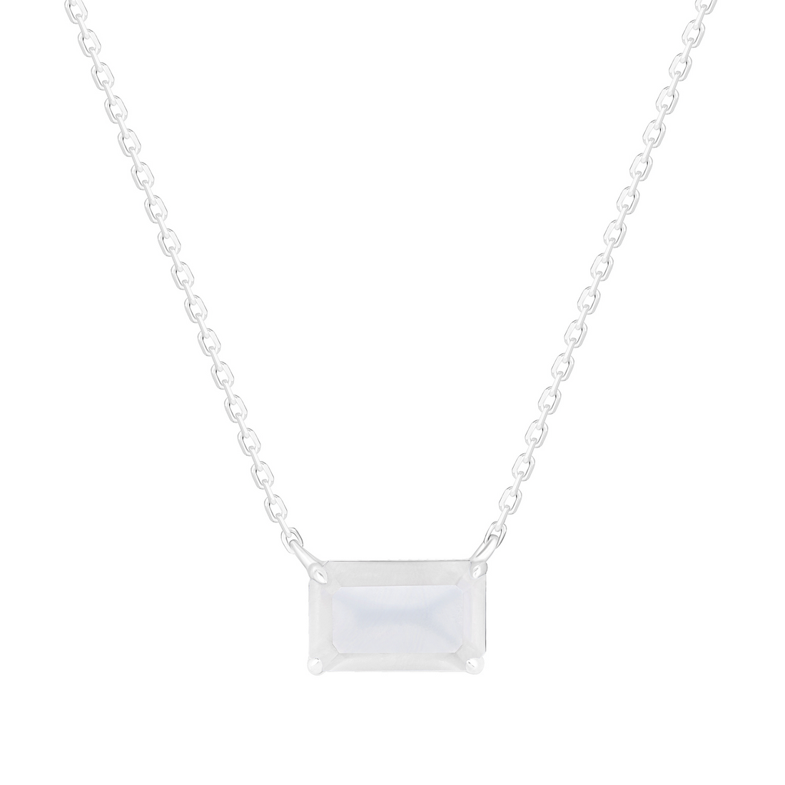 Icon Necklace with Blue Moonstone